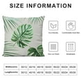 thumbnail image 5 of Fenyluxe Palm Leaf Minimalism Print Pillow Covers for Couch Home Decor Throw Pillow Cover 1PC 22x22in, 5 of 5
