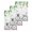 LightGreen, variant on Farmhouse Spring Kitchen Dish Towels for Drying Dishes Set of 3, Retro Bicycles Flowers Vines Butterfly Waffle Weave Microfiber Hand Tea Bathroom Towels Quick Dry & Absorbent Towel 12x12