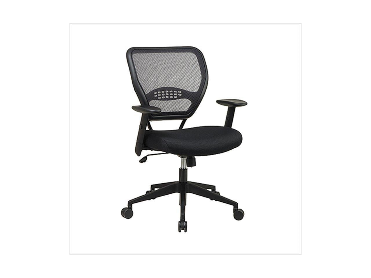 Office Star Black AirGrid Seat & Back Deluxe Task Chair (5560)