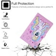 thumbnail image 3 of Allytech Case for Samsung Galaxy Tab A7 10.4" 2020 Released, Slim Shell PU Leather Folip Flip Multi Angle Viewing Stand Auto Sleep Wake Protection Cover Case with Cards Holder, Colorful Unicorn, 3 of 6