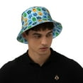 thumbnail image 4 of Balery Cartoon Monster Sombreros para el sol para hombre y mujer, sombrero de pescador con UPF 50+, 4 of 6