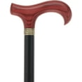 thumbnail image 5 of Derby Comfort Cane with Stained Ash Wood Handle, Black Beechwood Shaft | Derby Handle Walking Cane for Men and Women Sturdy Walking Stick, 5 of 9
