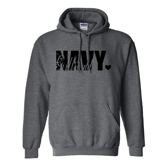 Navy Girlfriend Hooded Sweatshirt