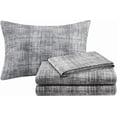 thumbnail image 2 of Madison Park Full Size 9 Piece Comforter Set with Cotton Bed Sheets Taupe,Bed in a Bag,All Season Bed Set,Cozy and Lightweight, 2 of 12