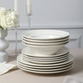 thumbnail image 5 of Earth & Clay Celeste 24-Piece Dinnerware Set Stoneware, Beige, 5 of 8