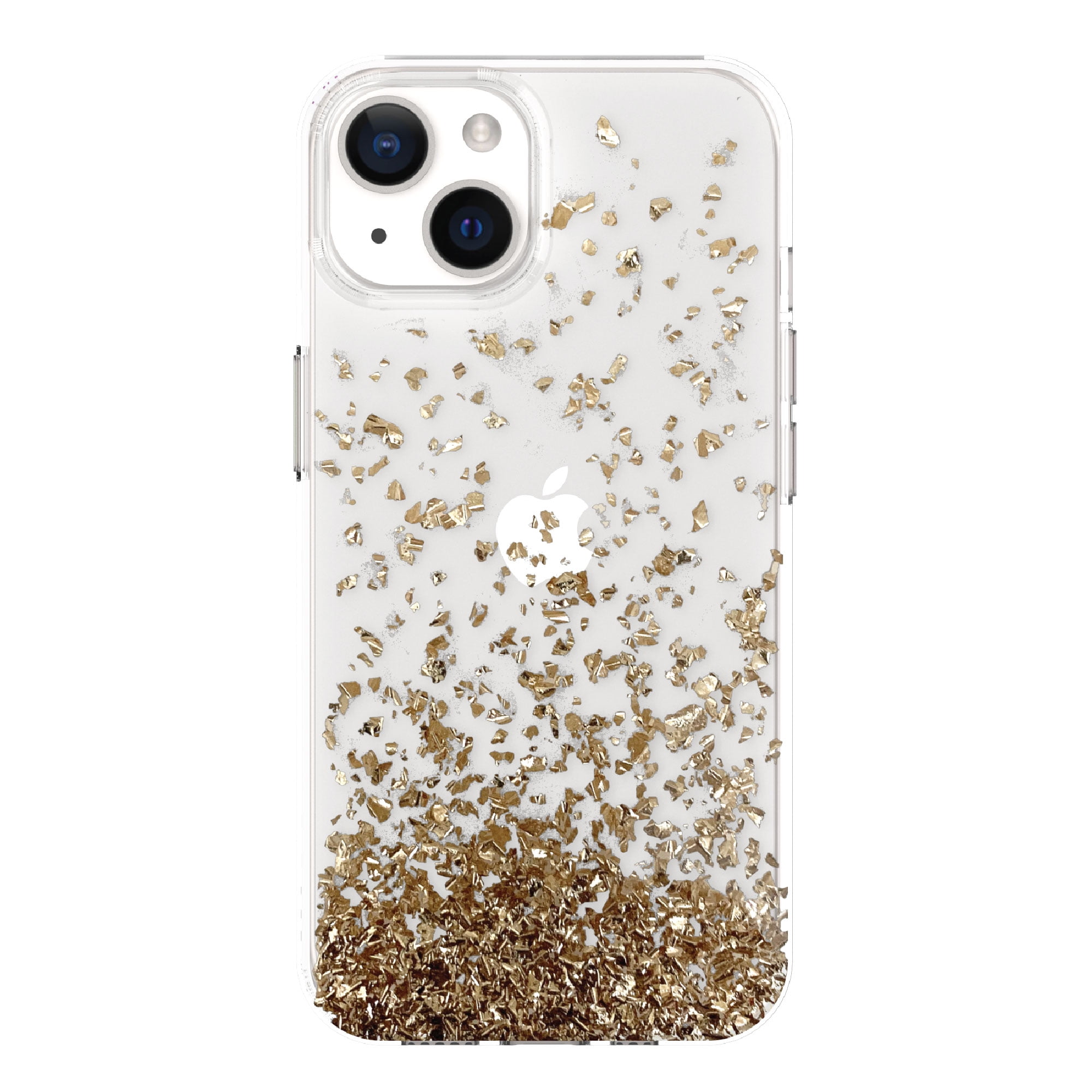 onn. Gold Ombre Fleck Phone Case for iPhone 14 Plus
