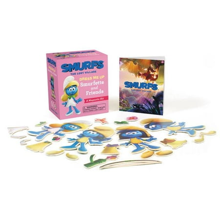 Smurfs The Lost Village: Dress Me Up Smurfette and Friends : A Magnetic Kit