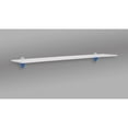 thumbnail image 2 of Wallscapes HSJKIT736BLSI 36 in. Jazzy Shelf, White, Blue & Silver, 2 of 5