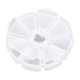 thumbnail image 2 of Caja de almacenamiento de aparejos de pesca de 8 rejillas caja de gancho de cebos de señuelo impermeable transparente, 2 of 8