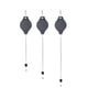 thumbnail image 1 of Sungmor Poleas para Plantas, 3 piezas negras. Colgadores ajustables retráctiles para interiores y exteriores. Ganchos telescópicos de techo para colgar macetas, cestas de flores y comederos de aves., 1 of 8