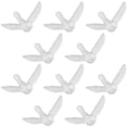 thumbnail image 2 of Shisuyan 10pcs Mini Artificial White Pigeon Model Vivid Dollhouse Decorative Model, 2 of 9