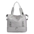 thumbnail image 2 of Bolsa De Ejercicios Bolsa de fitness de nailon, bolsa deportiva plegable de gran capacidad para hombres y mujeres (gris) Ndcxsfigh Para Estrenar, 2 of 9