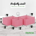 thumbnail image 2 of NEATERIZE Drawer Organizer - [Set of 12] - Closet Organizer and Storage Baskets| Foldable Cloth Drawers Divider | Fabric Bin for Dresser & Shelves |Organize Underwear, Socks, Bra, & Tie’s (Pink), 2 of 4