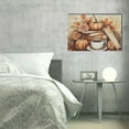 thumbnail image 6 of 16x24 inch Canvas Pictures 'Thanksgiving' Slogan Pumpkin,Coffee & Books,Rustic Yard Garden,Study Wall Hanging Decor Art Painting Poster,For Cafes,Book & Pumpkin Lovers Gifts,Book Room Decor, 6 of 6