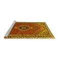thumbnail image 2 of Ahgly Company Machine Washable Indoor Rectangle Persian Yellow Traditional Area Rugs, 2' x 5', 2 of 4