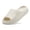 Beige, variant on Men Women Cloud Cushion Slides EVA Pillow Slippers Non-Slip Shower Sandals Comfortable Summer Open Toe Bathroom House Spa Gym Home Pool Soft Beach Shoes Indoor & Outdoor White