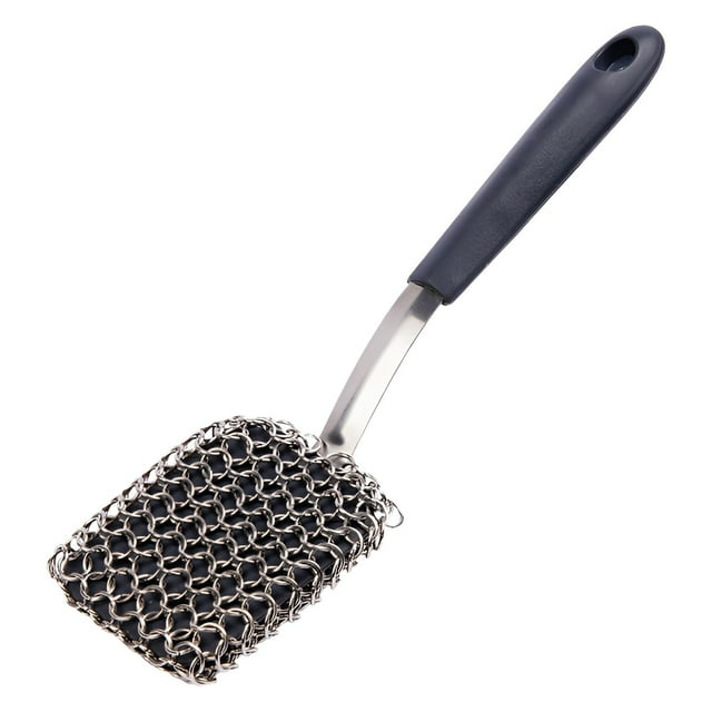 Gkeoshab Brosse de Nettoyage Brosse de Nettoyage pour Grill Chaîne de Récurage pour Grill Fonction de Nettoyage pour Grill Brosse Robuste Maison & Jardin