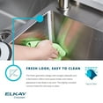 thumbnail image 6 of Elkay Crosstown ECTSR25229TBG3 Single Bowl Dual Mount Stainless Steel Kitchen Sink Kit, 6 of 9
