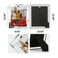 12 Pack 8x10 Glass Picture Frames Set for Tabletop Display, Clear Photo