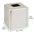 thumbnail image 4 of Funda para caja de pañuelos mDesign Unity Collection, acero satinado, 4 of 5