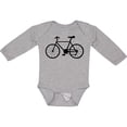 thumbnail image 3 of Inktastic Bicycle Silhouette Boys or Girls Long Sleeve Baby Bodysuit, 3 of 5