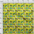 thumbnail image 3 of oneOone Cotton Silk Medium Yellow Fabric Cars Kids Nursery Craft Projects Decor Fabric Printed By The Yard 42 Inch Wide, 3 of 4