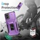 thumbnail image 5 of Funda para GANGXUN Motorola Moto G Power 2023 - Soporte metálico, Función magnética, Morado, 5 of 5