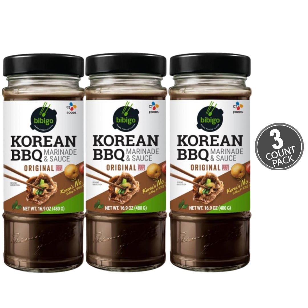 Buy Bibigo Korean BBQ Marinade & Sauce Original 16.9 Oz. ( Pack Of 3