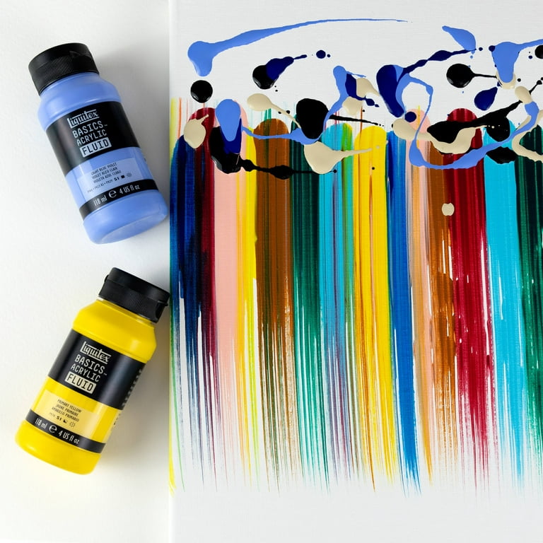 Liquitex Basics Acrylic Fluid Paint - Iridescent Graphite, 250 ml 
