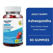 Equate Ashwagandha Non GMO Dietary Supplement Gummies, Mixed Berry, 60 Count, Compare to Goli Ashwagandha Gummies