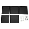 thumbnail image 6 of 20-inch Cube Metal Steel Garden Deck Planter Box Square Black Yard Flower Pot, 6 of 21