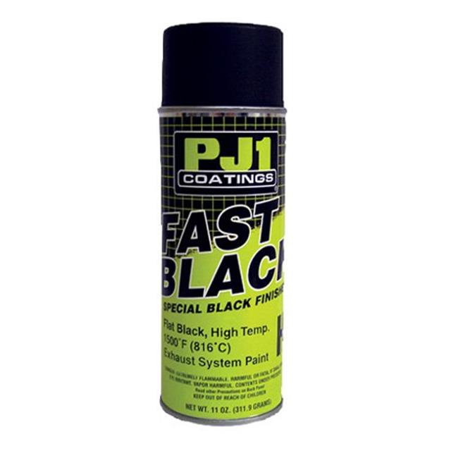 PJH 16HIT 11 oz PJ1 Spray Flat Black HiTemp Paint 2000F