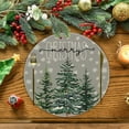 thumbnail image 2 of Christmas Decorations!Mrzvby Christmas Snowman Round Placemats Kitchen Table Decoration Insulated Placemats Tablecloth Mats, 2 of 6