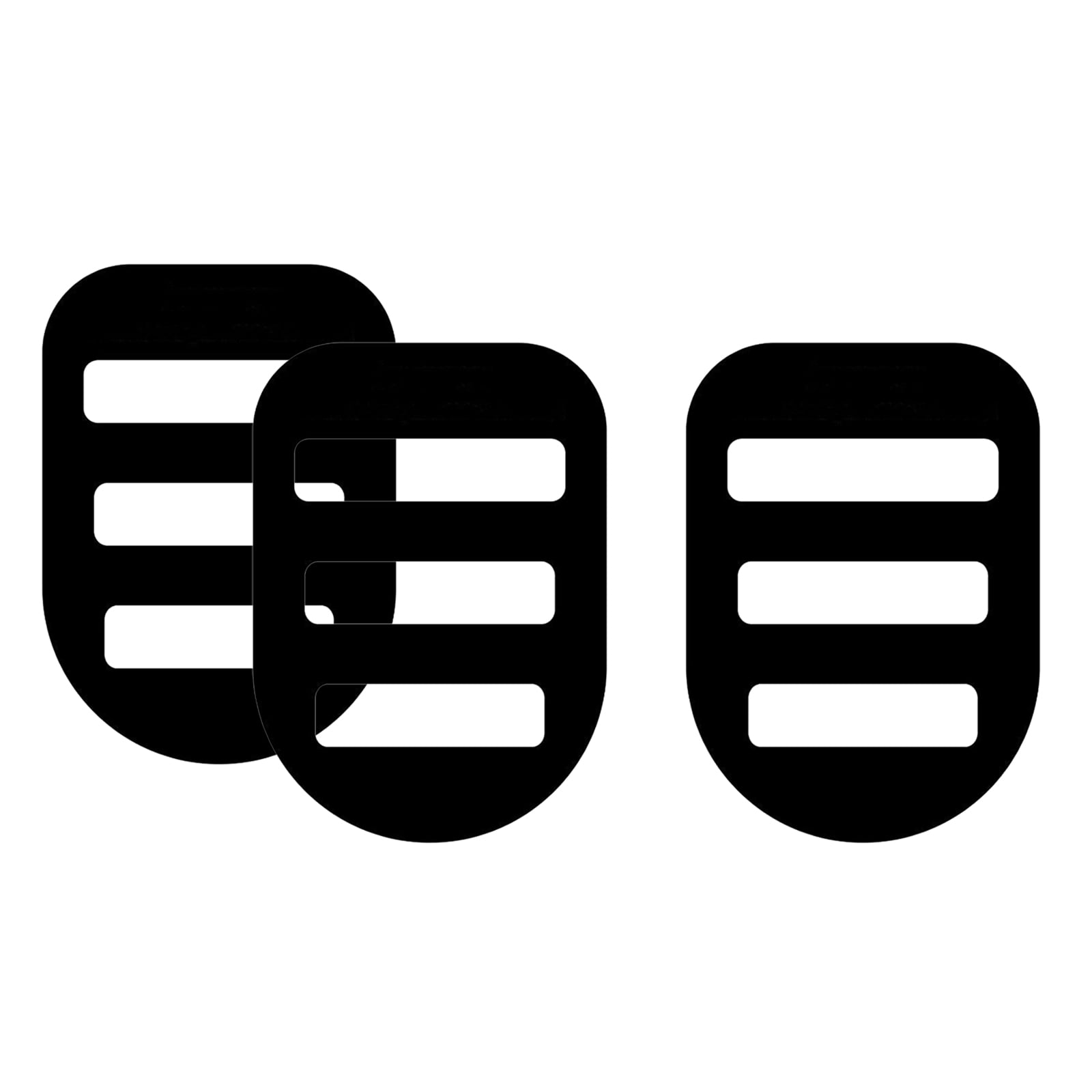 3pcs Pocket Square Holder Men Suit Accessories For Men Keeper 8x12cm