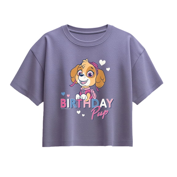 Paw Patrol - Birthday Girl - Youth Girls Boxy T-Shirt