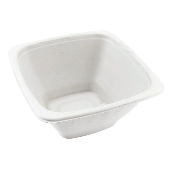48 oz Square Bowls | Tree-Lessâ„¢ Compostable Molded Fiber