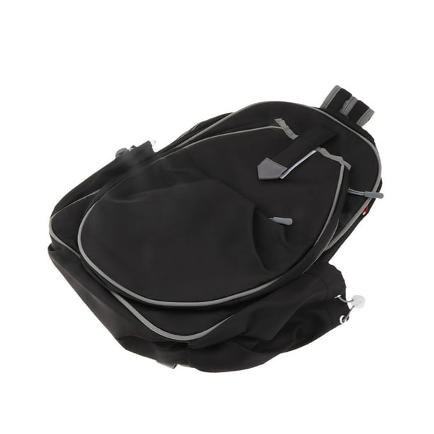 Mochila de tenis para raquetas, resistente al agua, 20 L, robusta y portátil, ideal para mujeres. Negro