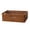 Dark - 14.6″, variant on YAFABROO Plastic Wicker Storage Basket for Table, Decorative Woven Organizer for TV Stand, Countertop, or Shelf