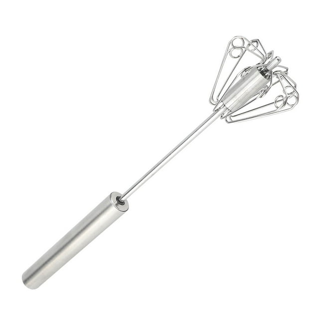 Licuadora semiautomática de acero inoxidable para cocina, batidora de huevos semiautomática de acero inoxidable, batidora de huevos de alto rendimiento