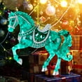 thumbnail image 5 of DAMAI Horse Christmas Ornament 2025, Horse Ornaments for Christmas Tree, Acrylic Western & Equestrian Theme Acrylic Horse Decorations,Vintage Farm Animal Hanging Ornaments for Xmas Tree,Home Decor, 5 of 5