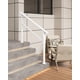 thumbnail image 3 of Yeshouse Pasamanos metálicos para escaleras exteriores, kit de pasamanos para escaleras exteriores, pasamanos de aluminio y hierro forjado para escaleras exteriores, para mayor seguridad y estabilidad, 3 of 7