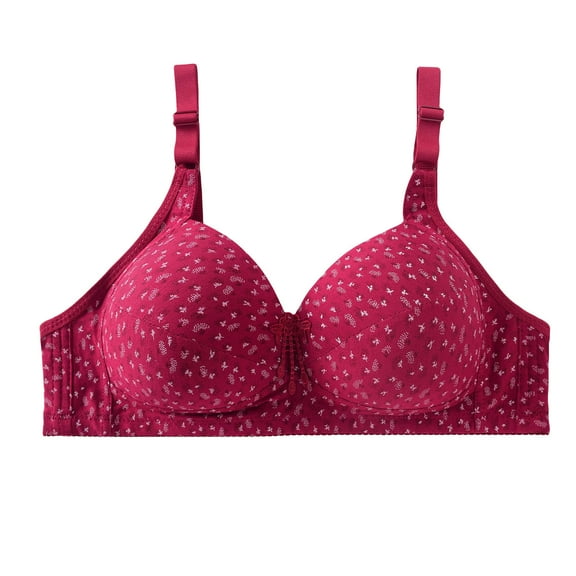 Hrsba Womens Wireless Bra Maternity Nursing Bra Three Hook Closure Breathable Stretch Everyday Comfortable Bra