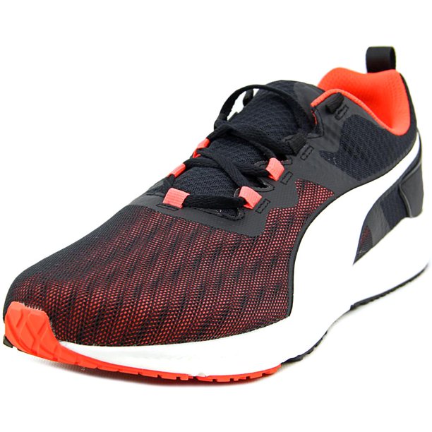 Puma Ignite V2 Men Round Toe Synthetic Black Running Shoe Walmart Com