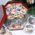 thumbnail image 2 of 14 bolas de árbol de Navidad de 7,5 cm, adornos colgantes, bolas de plástico, decoraciones para el hogar, vacaciones, Navidad, Año Nuevo, regalo, 2 of 5