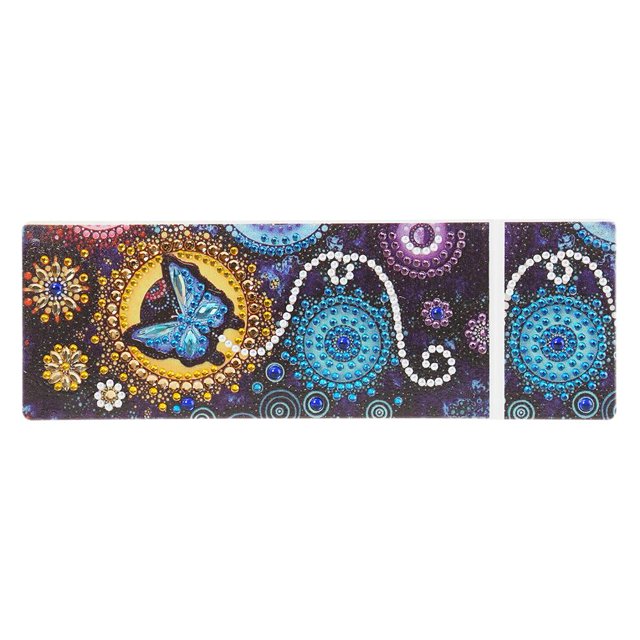 Cuadros Decorativos Caja de almacenamiento de papelería con pintura de diamante en forma especial de mariposa DIY, estuche para lápices Ehuebsd Nuevos Originales