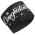 thumbnail image 1 of QUMIIRITY De Poliéster Grosgrain Con Detalles Dorados Para Y Embalaje En Ceremonias De Graduación, 1 of 6