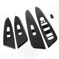 thumbnail image 5 of Carbon Fiber Car Door Window Armrest Cover Switch Panel Cover Sticker Trim for Kia Sportage NQ5 2021 2022, 5 of 5