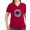 Garnet, variant on CafePress - Mighty Morphin Power Ranger Women's V Neck T Shirt - Women's V-Neck Dark T-Shirt