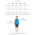 thumbnail image 4 of Tuga Boys Tube L/S Rash Guard (UPF 50+), Lagoon, 4/5 yrs, 4 of 4