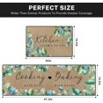 thumbnail image 3 of Farmhouse Kitchen Rugs and Mats Non Skid Washable Set of 2, Eucalyptus Leaves Kitchen Floor Mats, Vintage Kitchen Runner Rug, Spring Kitchen Decor, 3 of 6